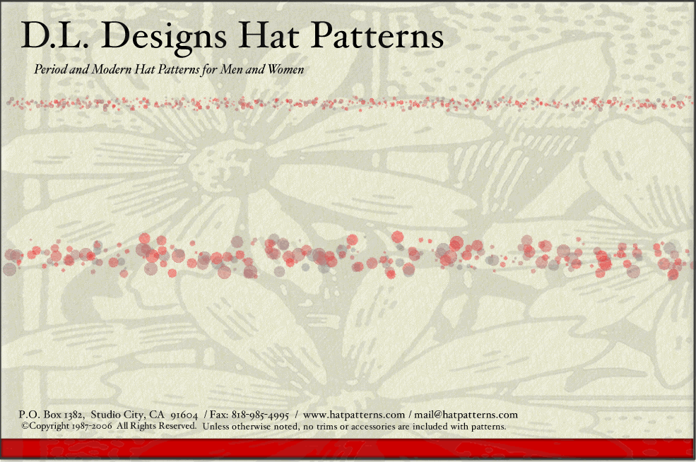 Welcome to D.L. Designs Hat Patterns